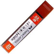 Faber-Castell Super Fine Min 0.5mm 2B 75mm (24 min/TP)