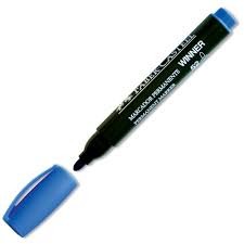 Faber-Castell Permanent Markör 52 Yuvarlak Uç 12'li,Mavi
