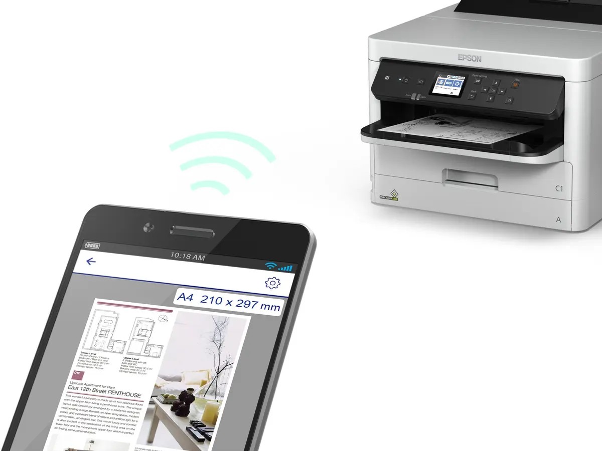 Epson WorkForce Pro WF-M5299DW A4 Mono All-in-One Inkjet Yazıcı – 24 ppm (ISO) / 34 ppm (Maks.), Otomatik Çift Taraflı & Wi-Fi/NFC