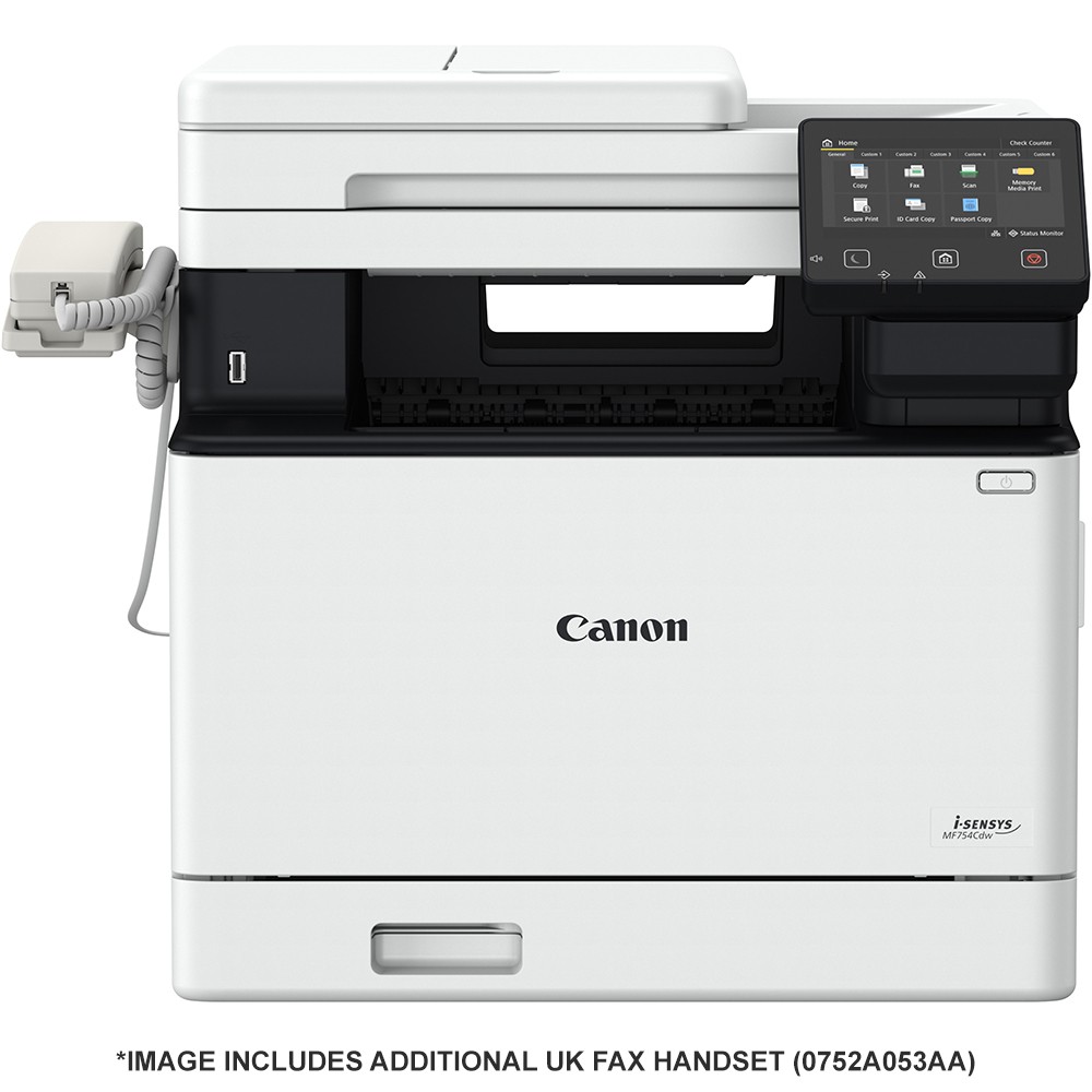 Canon i-SENSYS MF754cdw A4 Renkli Çok Fonksiyonlu Lazer Yazıcı – 33 ppm Baskı & 100 ipm Tarama, Wi-Fi & Ethernet