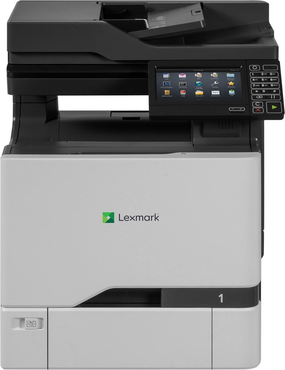 Lexmark CX725de A4 Renkli Çok Fonksiyonlu Lazer Yazıcı – 25 ppm, 4800 Renk Kalitesi & 7″ Dokunmatik Ekran