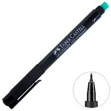 Faber-Castell Asetat Kalemi Permanent (S) Kahve