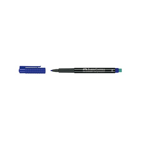 Faber-Castell Asetat Kalemi Permanent (M) Mavi