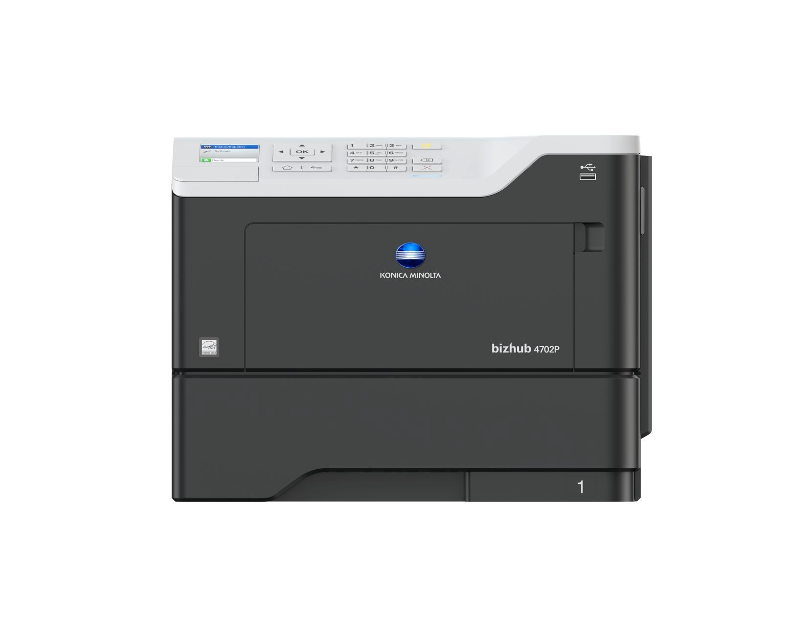 Konica Minolta bizhub 4702P A4 Mono Masaüstü Lazer Yazıcı – 50 ppm, 1.200×1.200 dpi, Otomatik Dubleks & Kablosuz