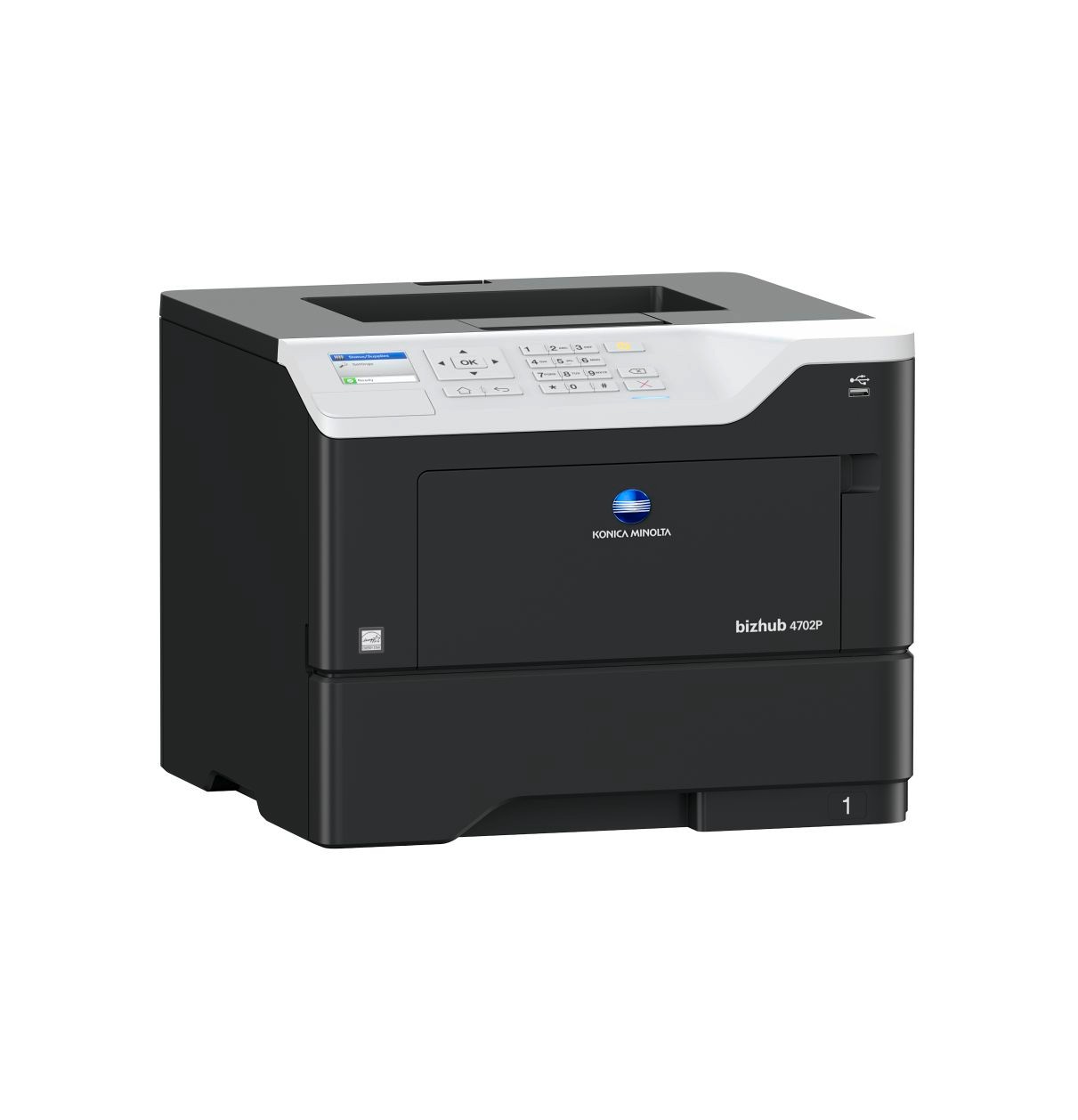 Konica Minolta bizhub 4702P A4 Mono Masaüstü Lazer Yazıcı – 50 ppm, 1.200×1.200 dpi, Otomatik Dubleks & Kablosuz
