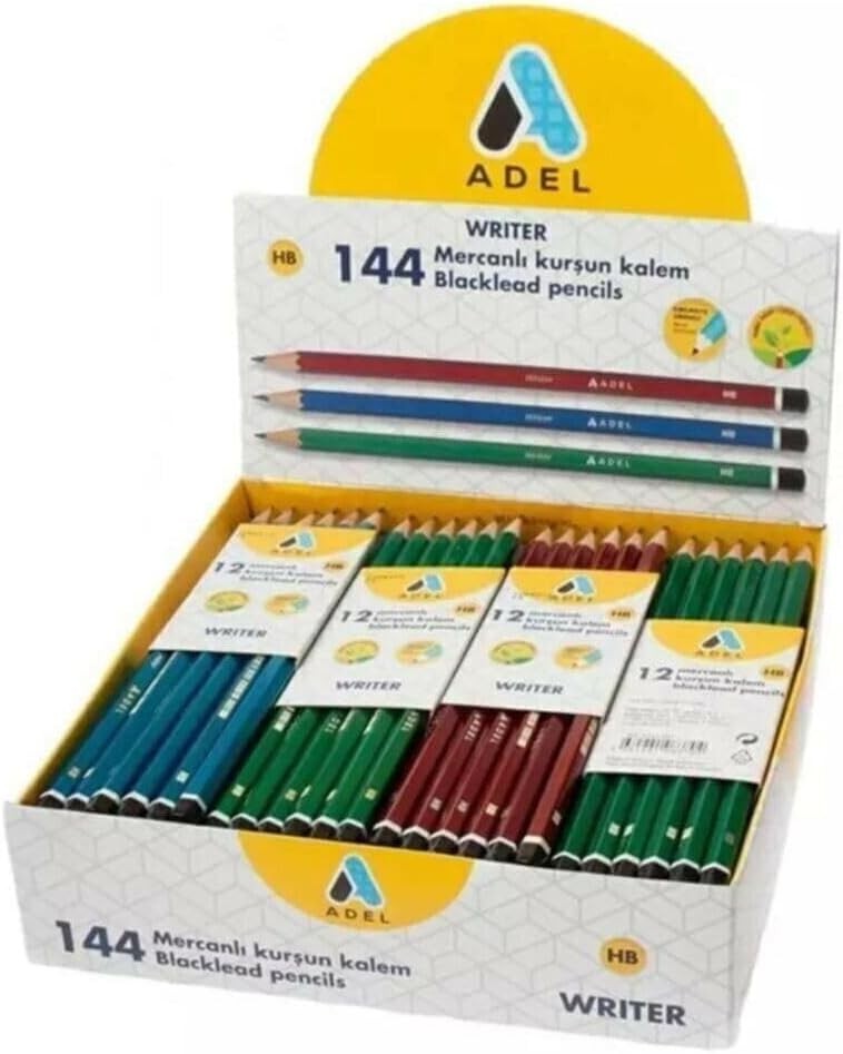 ADEL Writer Mercanlı Kurşunkalem 12 Adet