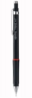 Rotring Versatil Kalem Rapid, Siyah 0.7 mm Mekanik Kurşun Kalem