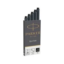 PARKER Quink Dolma Kalem Kartuşu 5'li Siyah
