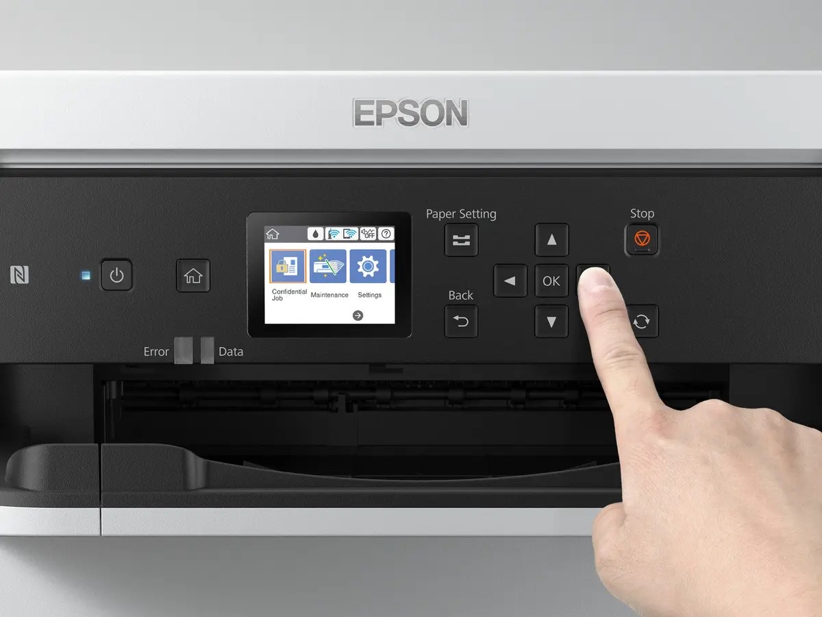Epson WorkForce Pro WF-M5299DW A4 Mono All-in-One Inkjet Yazıcı – 24 ppm (ISO) / 34 ppm (Maks.), Otomatik Çift Taraflı & Wi-Fi/NFC