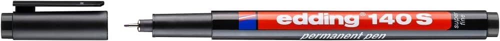Edding Asetat Kalemi Kırmızı Small Uç  (E-140S)