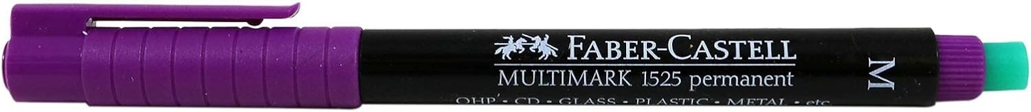 Faber-Castell Asetat Kalemi Permanent (M) Mor
