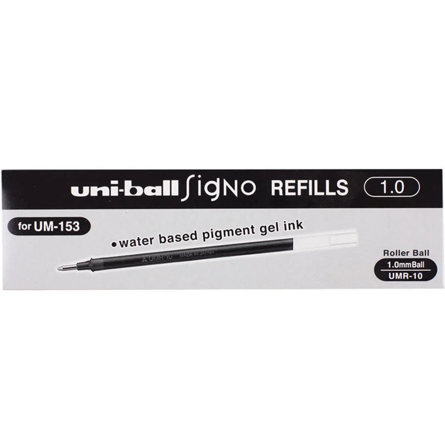 Uni-ball UMR-10 Signo BROAD 1.0 İmza Kalemi Yedeği Siyah