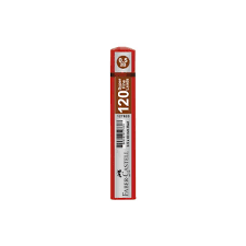 Faber-Castell Grip Min 0.5 2B 60mm, 120'li Tüp, Kırmızı