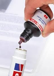Edding Permanent Mürekkep  25 ml Mavi   (E-T25)
