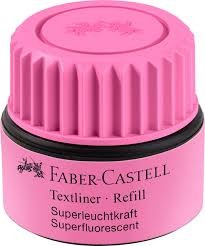 Faber-Castell Fosforlu Kalem Mürekkebi, Pembe