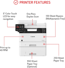 Canon i-SENSYS MF-453dw A4 Mono Çok Fonksiyonlu Lazer Yazıcı – 38 ppm, 1200×1200 dpi, 50 Sayfa ADF & Wi-Fi