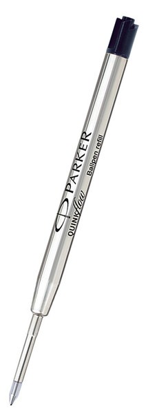 PARKER Quinkflow Tükenmez kalem yedeği,Medium Uç, Siyah
