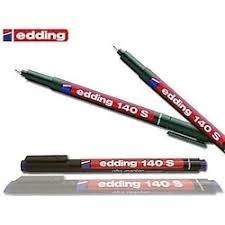 Edding Asetat Kalemi Kırmızı Small Uç (E-140S) 10' lu Kutu