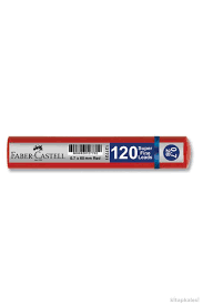 Faber-Castell Grip Min 0.5 2B 60mm, 120'li Tüp, Kırmızı