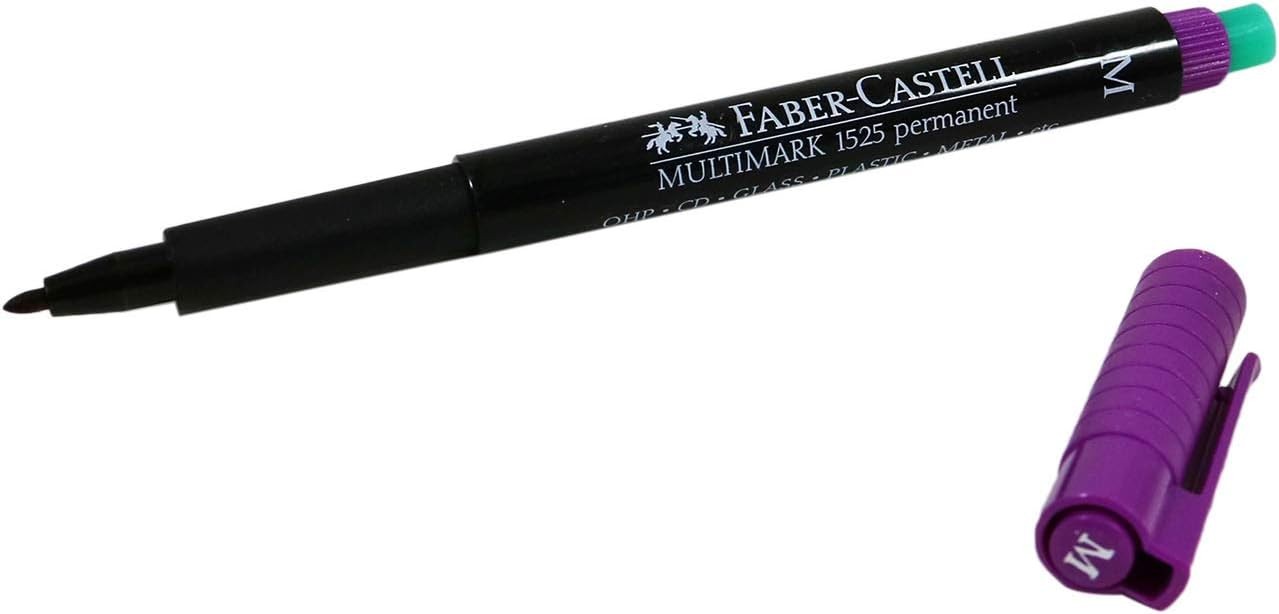 Faber-Castell Asetat Kalemi Permanent (M) Mor
