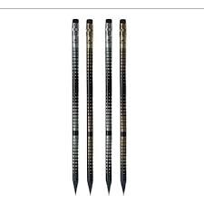 Faber-Castell Kurşun Kalem Silgili Ağ Desenli Siyah Lata