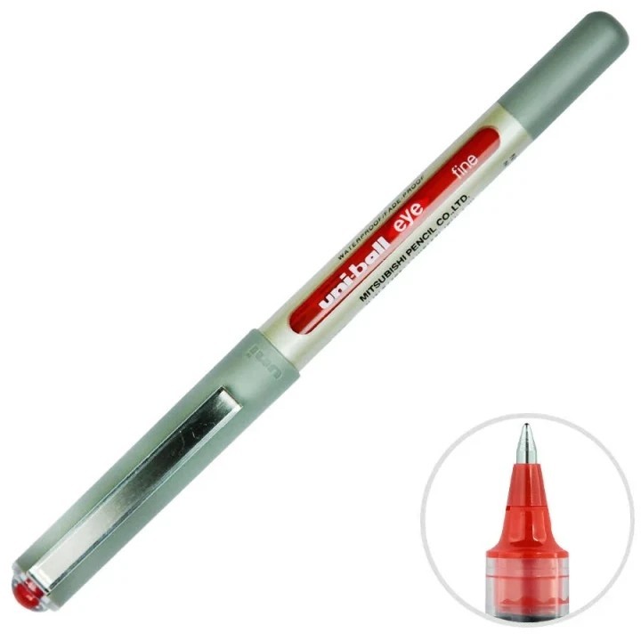 Uni-ball UB-157 EYE fine 0.7 Roller Kalem Kırmızı (12' li Kutu)