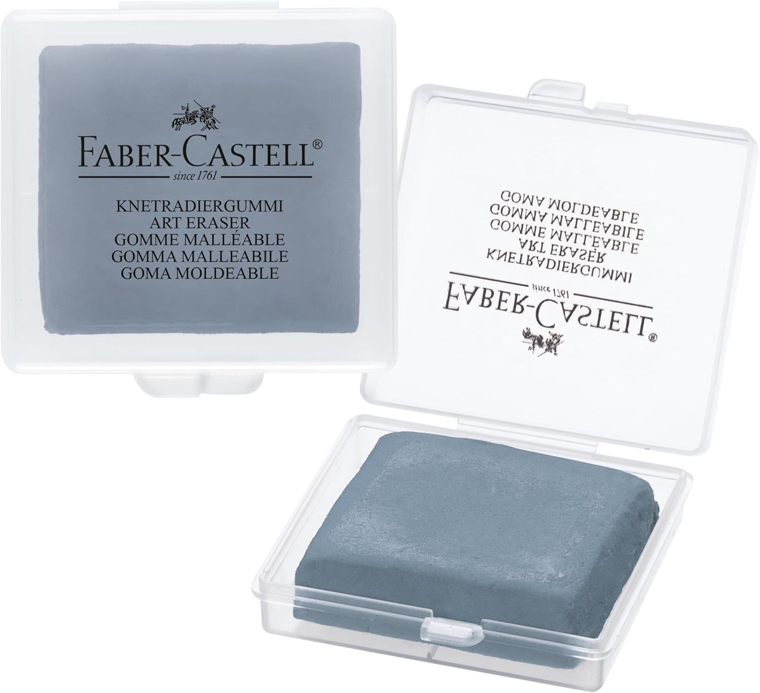 Faber-Castell Plastik Kutulu Gri Hamur Silgi