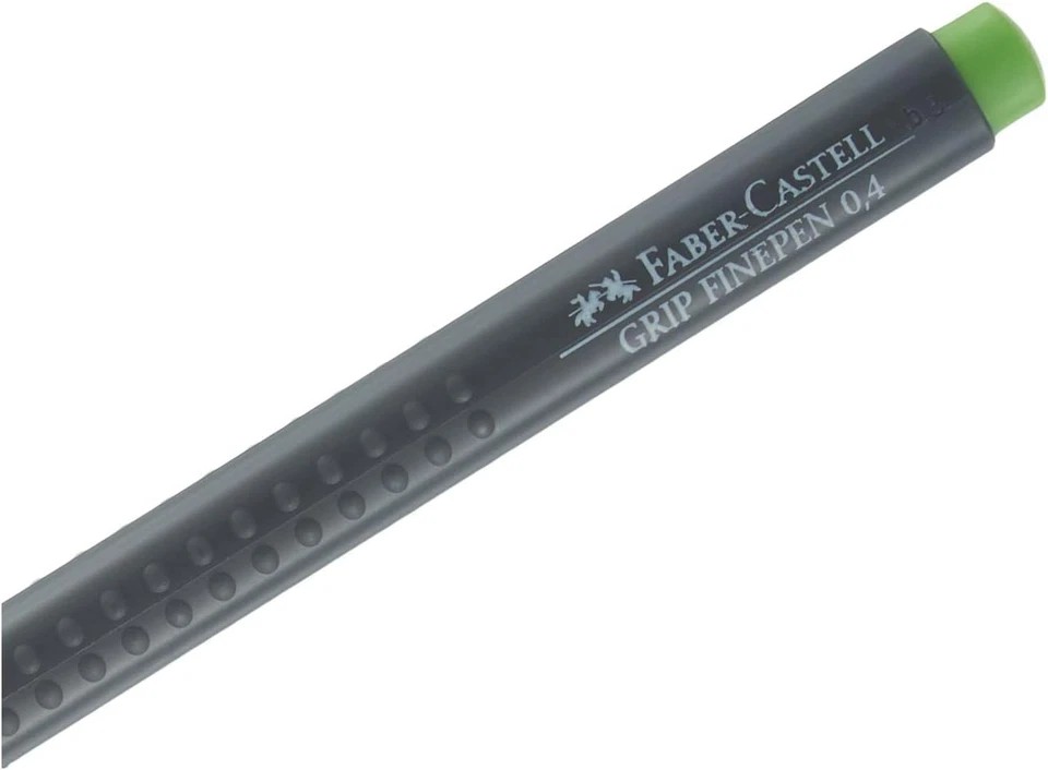 Faber-Castell Grip Finepen 0.4mm, Çim Yeşili