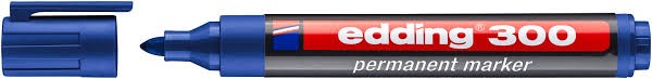 Edding Permanent Markör Mavi   (E-300)