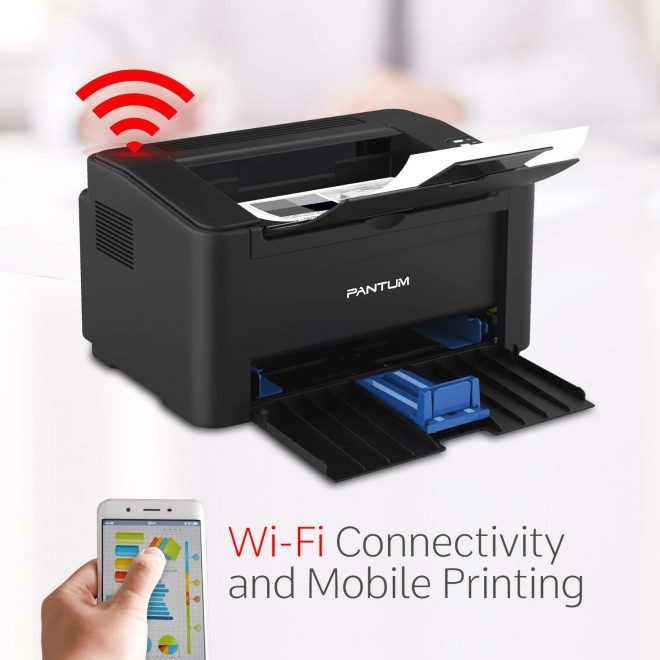 Pantum P2500W A4 Mono Lazer Yazıcı – 22 ppm, USB 2.0 & Wi-Fi