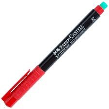 Faber-Castell Asetat Kalemi Permanent (M) Kırmızı