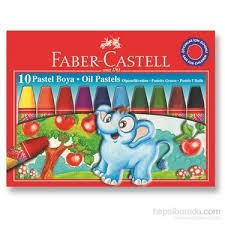 Faber-Castell Karton Kutu Pastel Boya, 10 Renk
