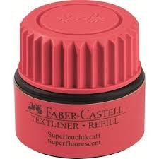 Faber-Castell Fosforlu Kalem Mürekkebi, Kırmızı