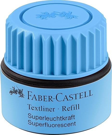 Faber-Castell Fosforlu Kalem Mürekkebi, Mavi