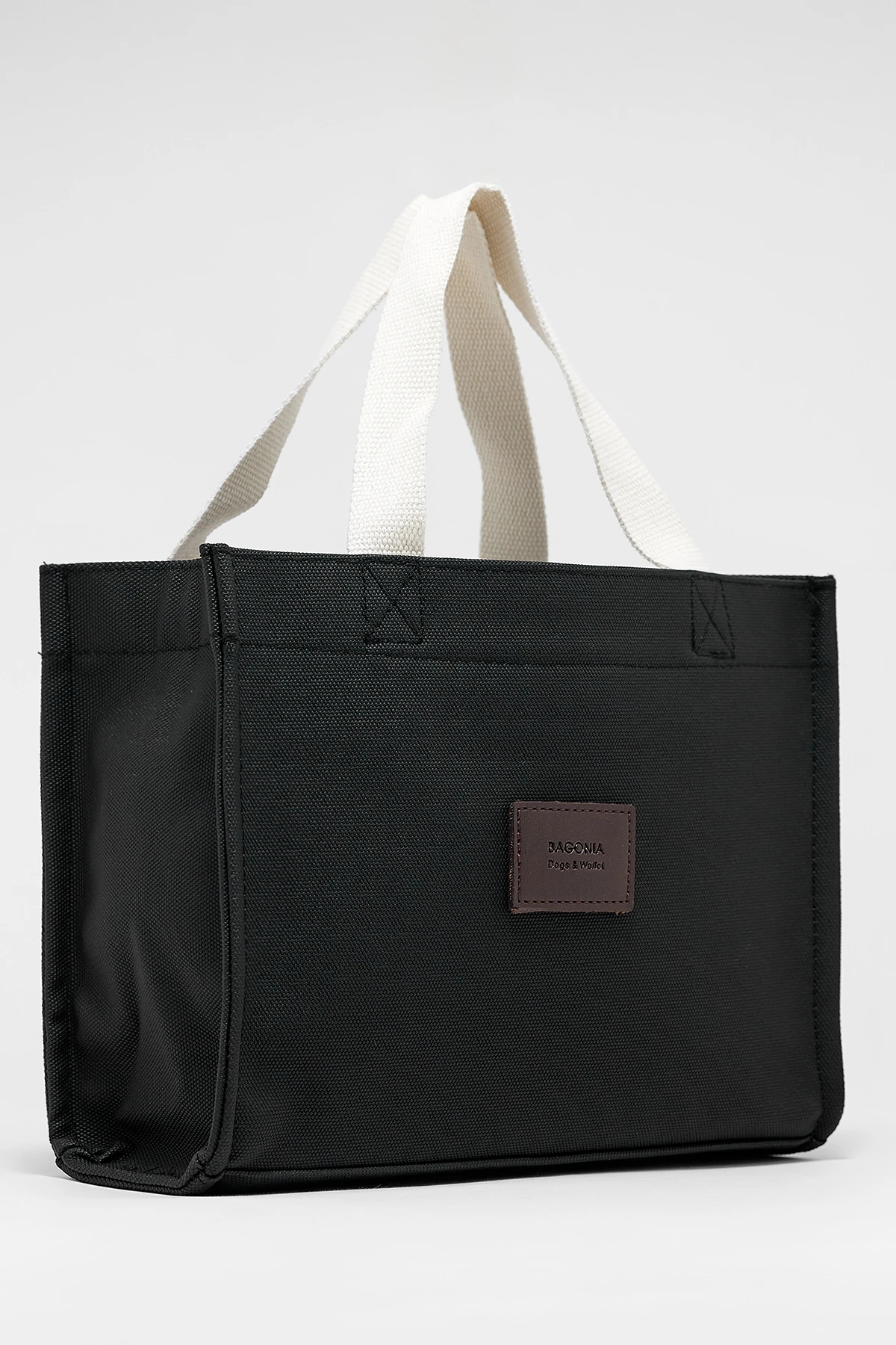 Kadın Küçük Boy Kanvas Omuz Askılı Çapraz Çanta Medium - Siyah