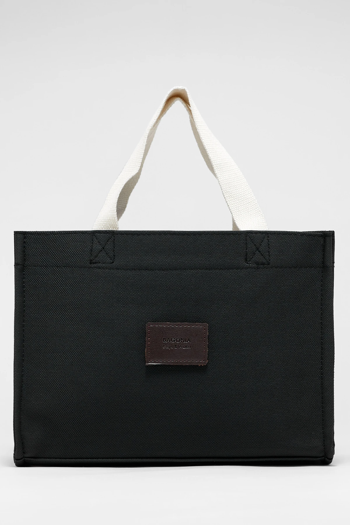 Kadın Küçük Boy Kanvas Omuz Askılı Çapraz Çanta Medium - Siyah