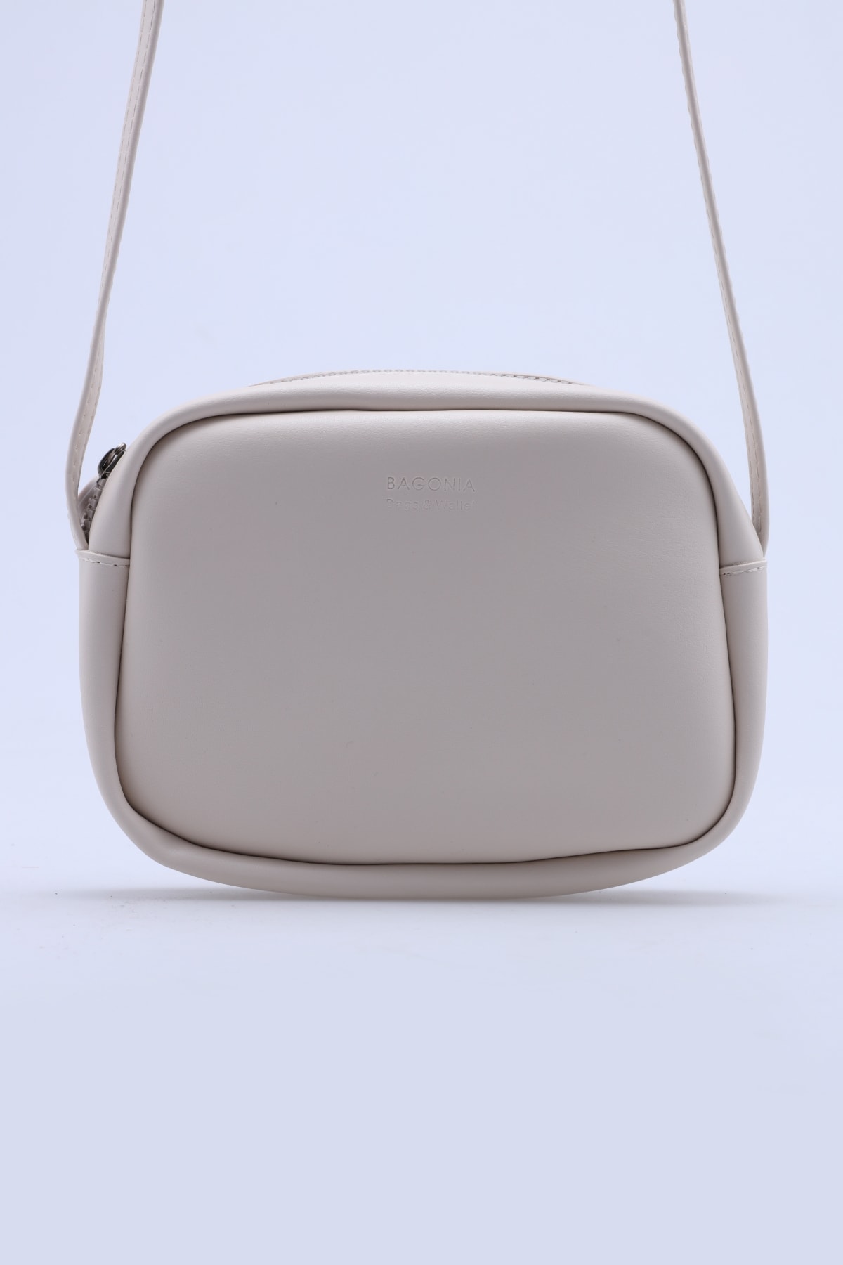 Kadın Mini Urban Çapraz Askılı Omuz Çantası - Krem