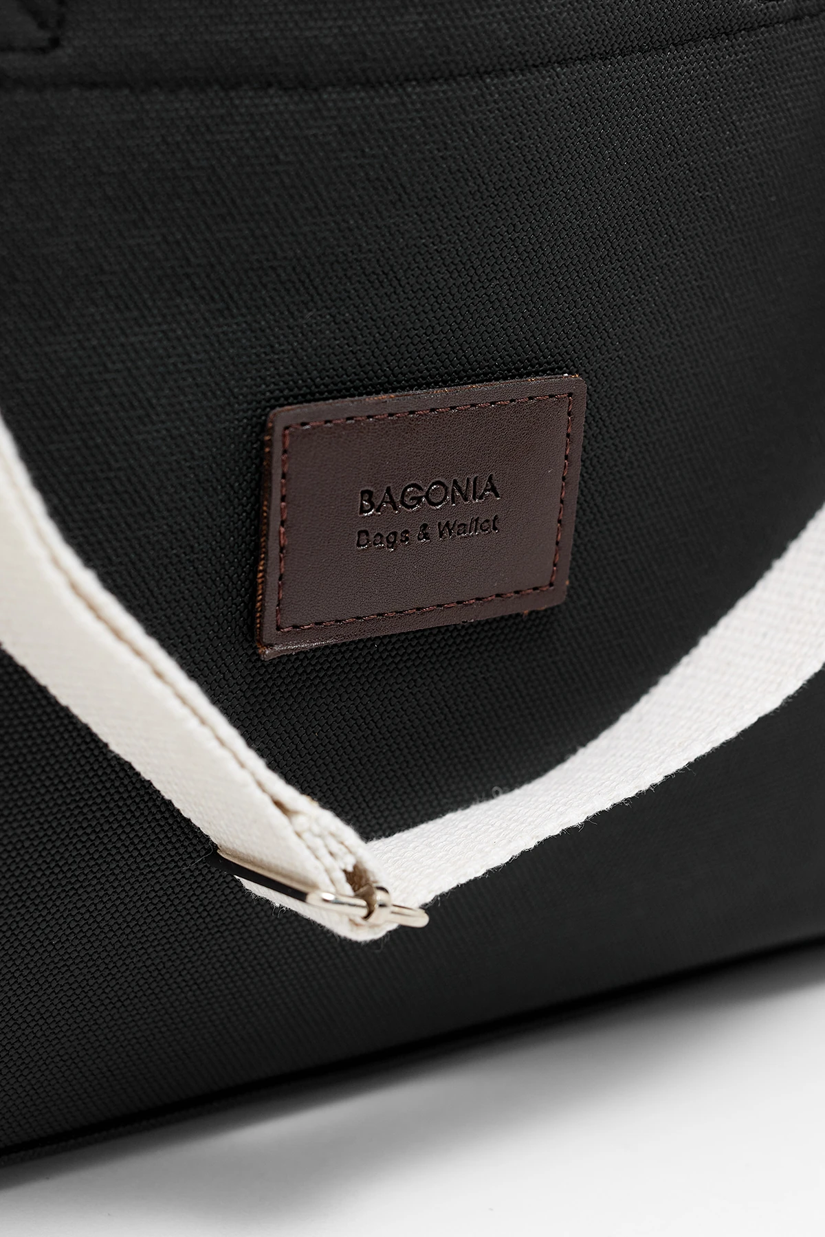 Kadın Küçük Boy Kanvas Omuz Askılı Çapraz Çanta Medium - Siyah