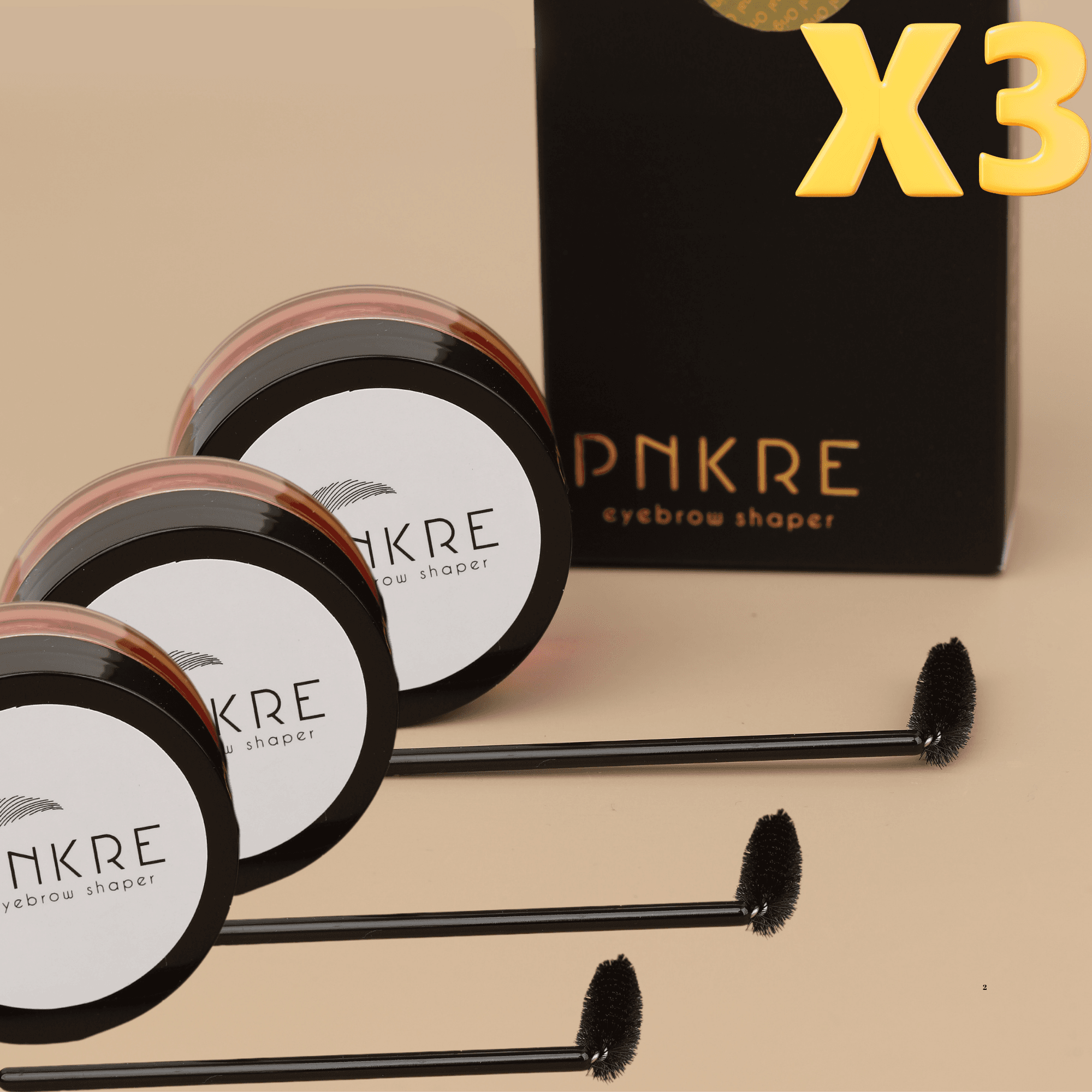 3'Lü Set Pnkre Kaş Şekillendirici 25 ml