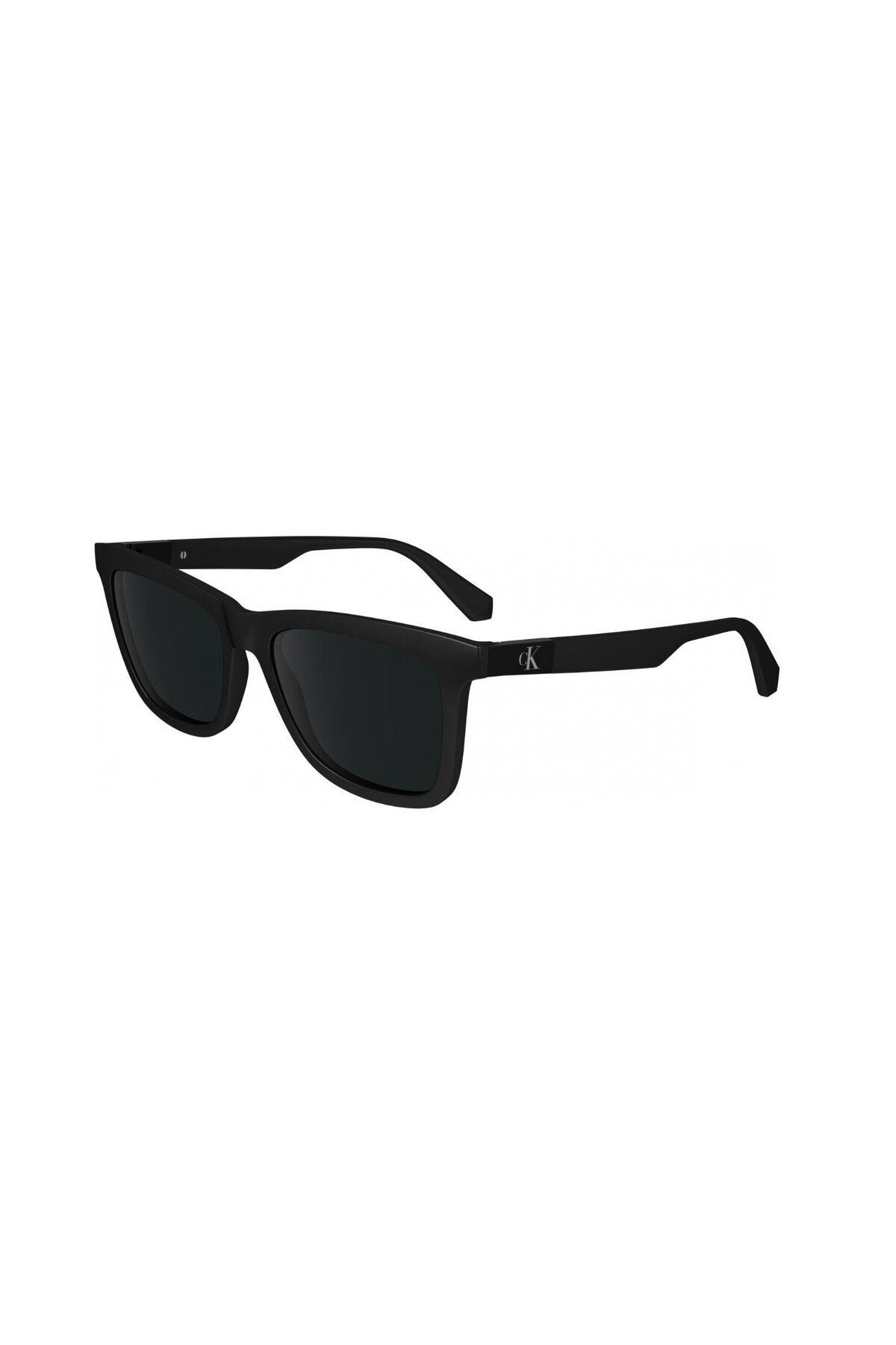Ckj 24601s 001 54 Unisex Dikdörtgen Füme Kemik Güneş Gözlüğü