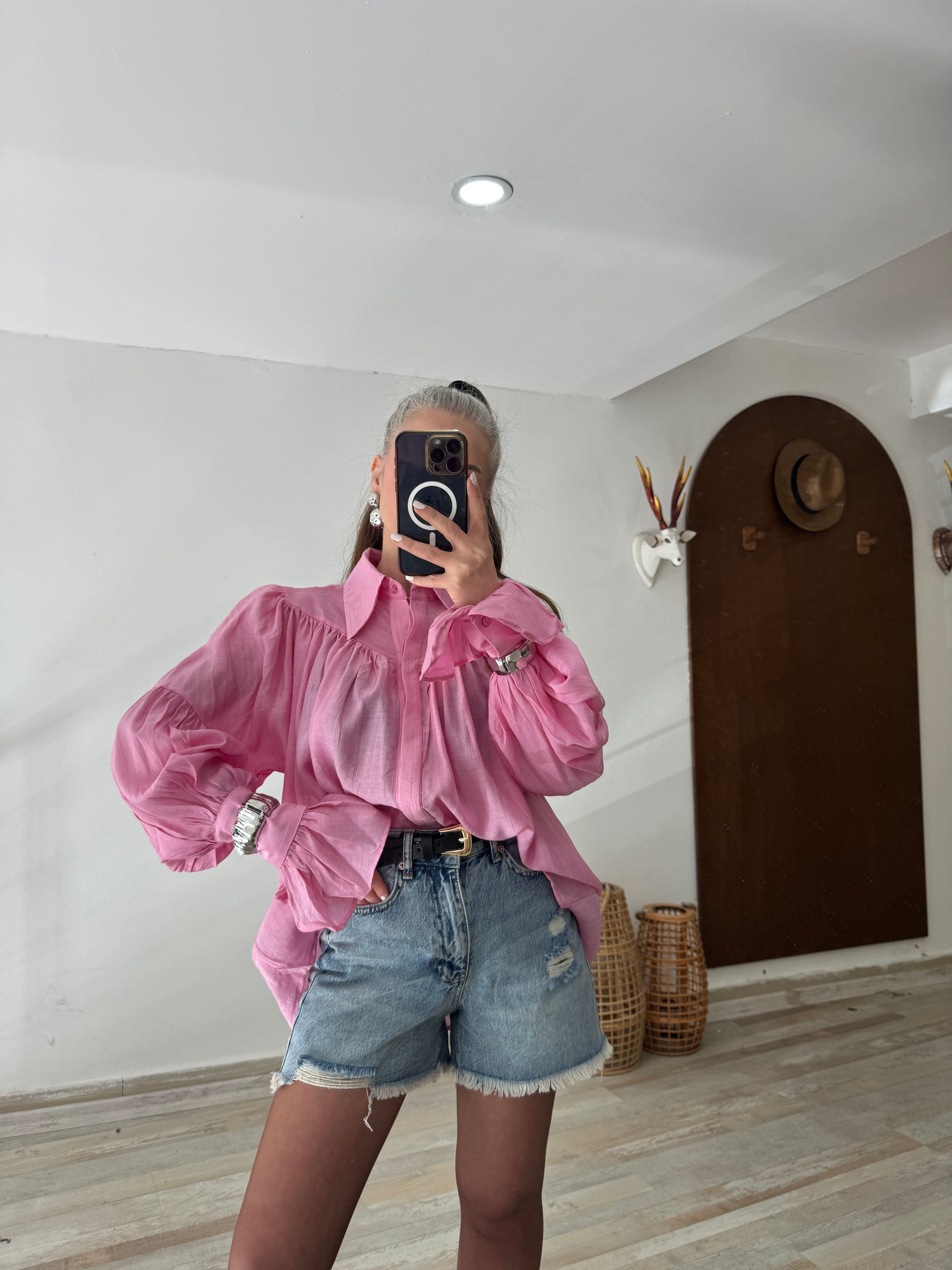Pembe Şık Gömlek