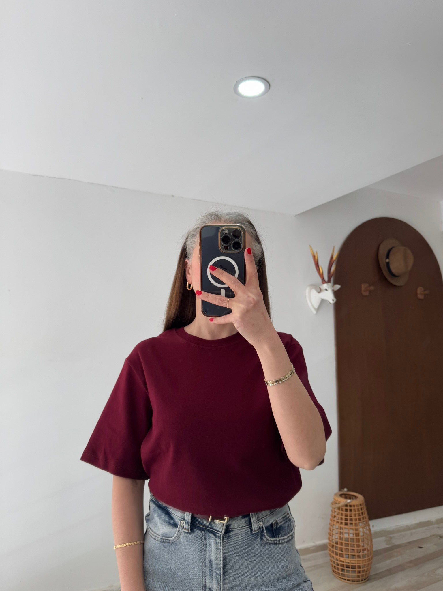 Bordo Basic T-Shirt