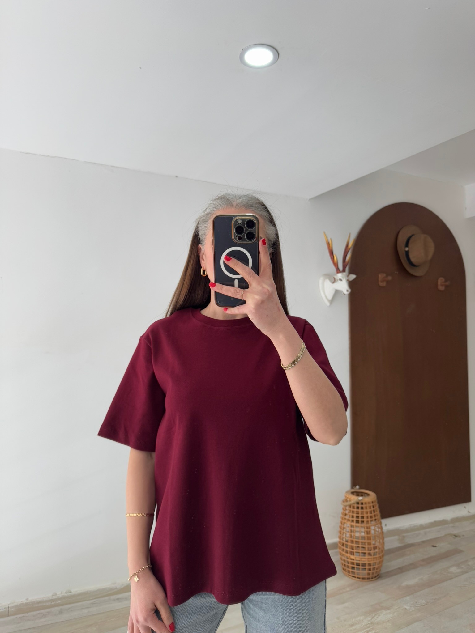 Bordo Basic T-Shirt