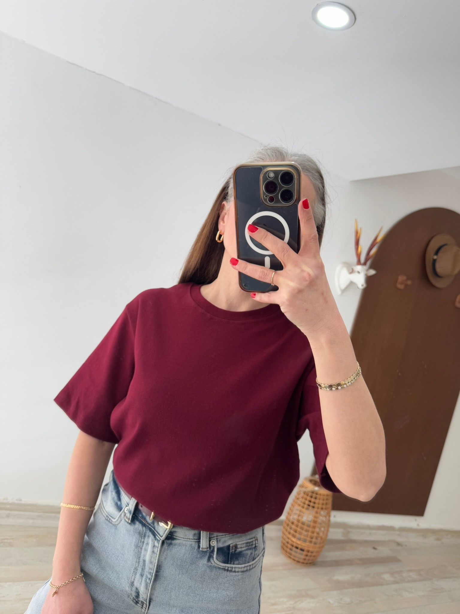 Bordo Basic T-Shirt