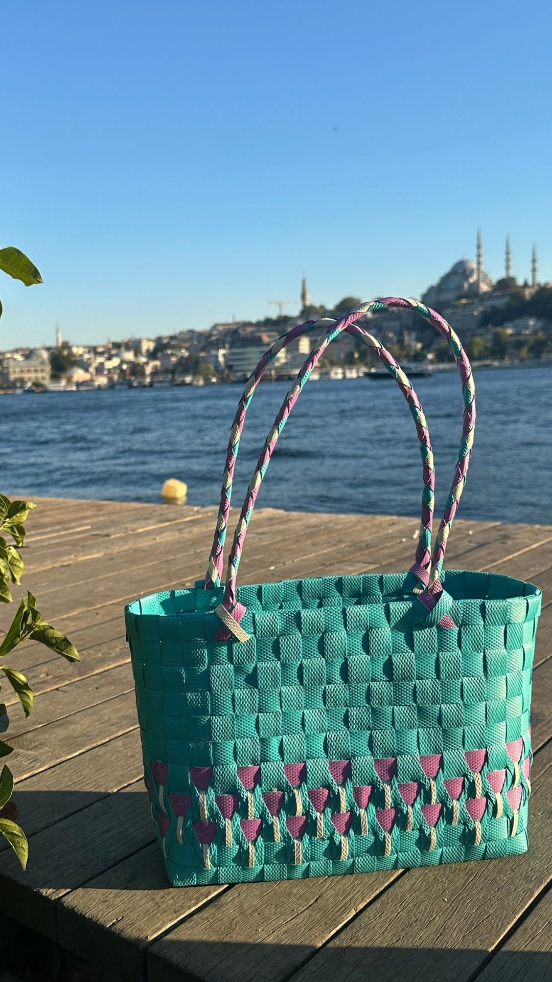 TURQUOUISE BLOOM BAG