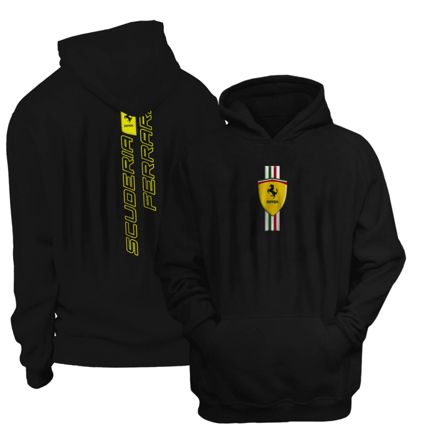 Ferrari Hoodie - Siyah