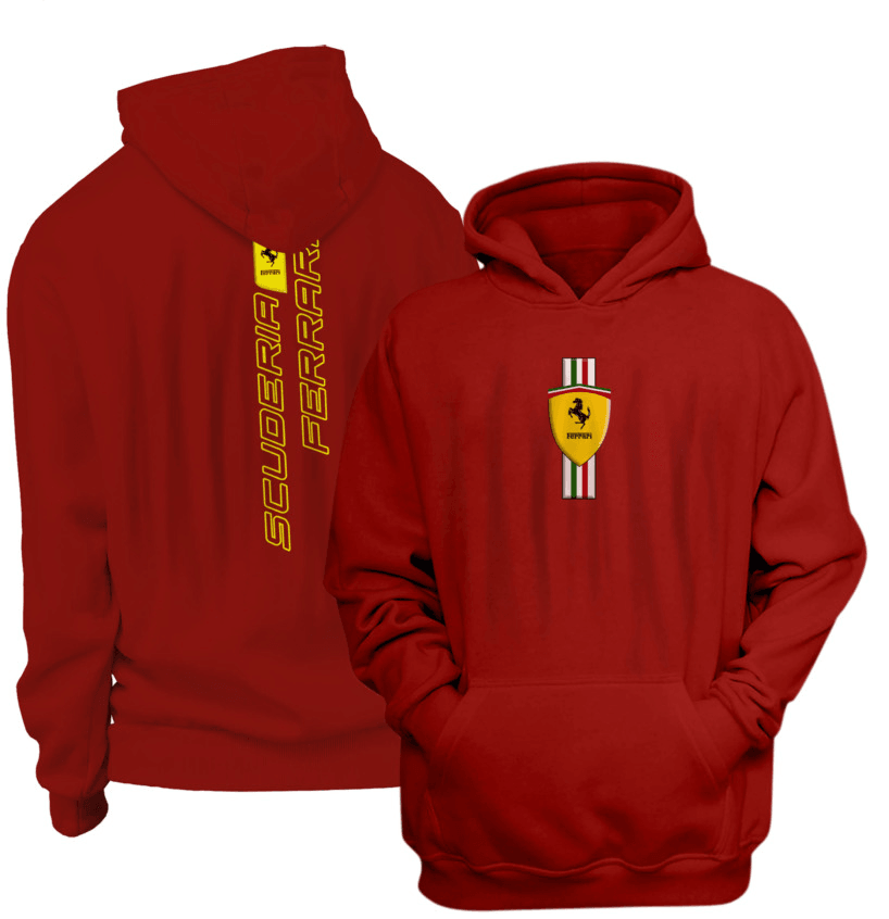 Ferrari Hoodie - Kırmızı