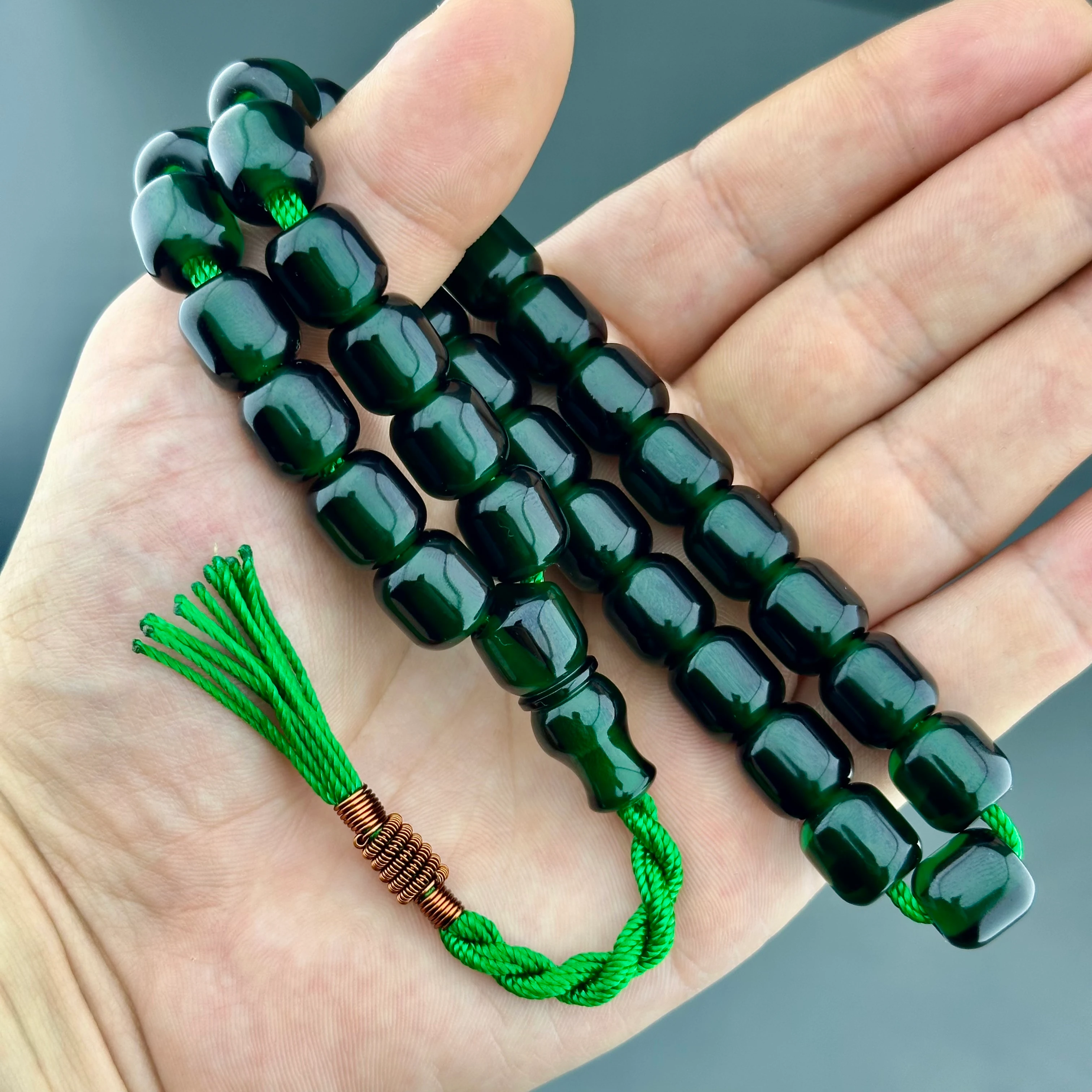 Zümrüt Yeşili Özel Eskitme Necef Baga - Kartal YÜKSEL