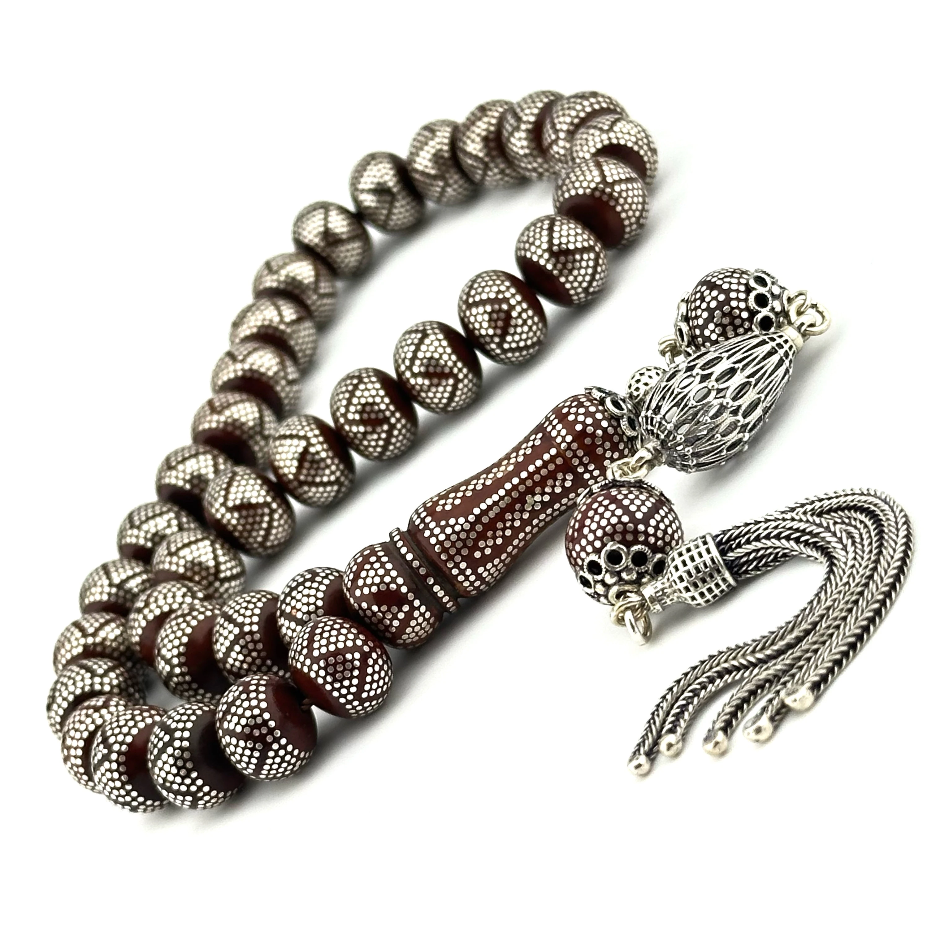 Erzurum Ultra Gümüş İşleme Kuka Tesbih