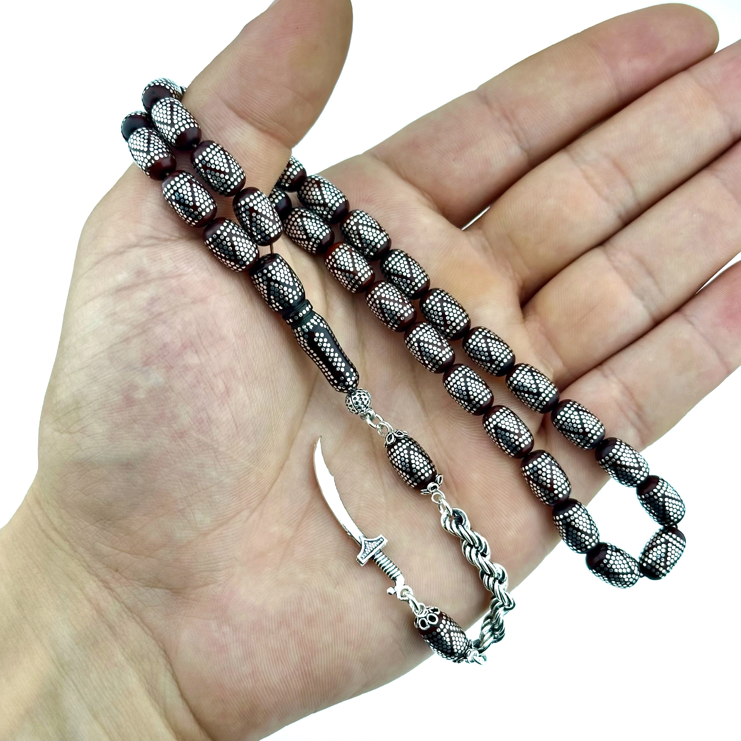 Erzurum Gümüş İşleme Kuka Tesbih 